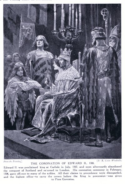 The coronation of Edward II AD1308, 1920